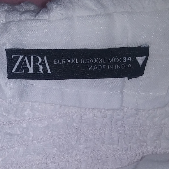 Zara Crop Top with Cutwork Embroidery size plus XXL - Picture 9 of 9